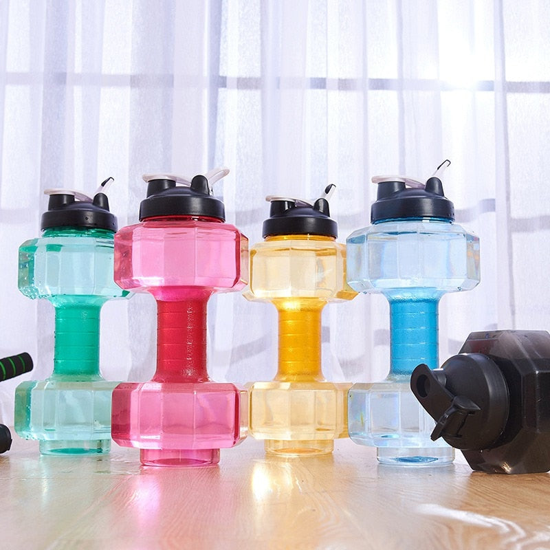 2.5L Dumbbells Shaped Water Bottle