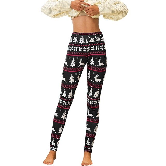 High Waist Christmas Leggings