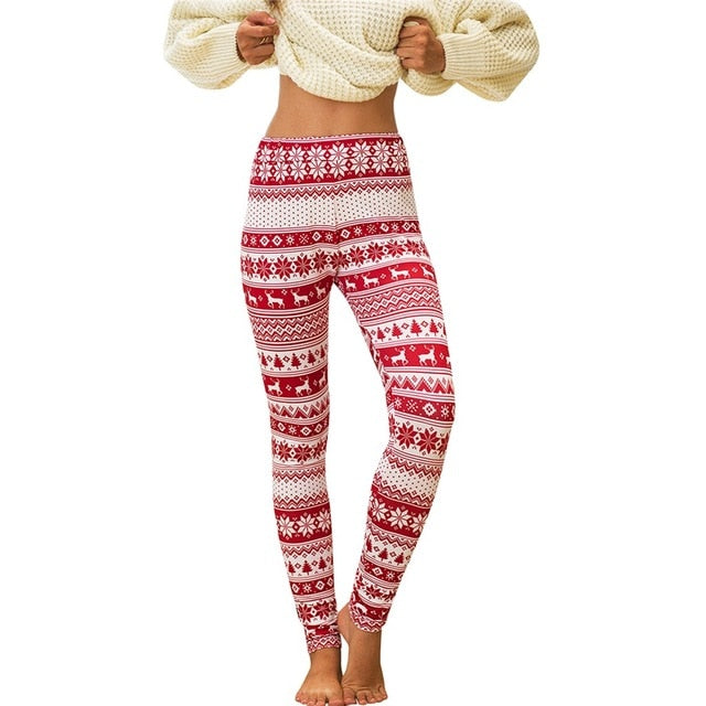 High Waist Christmas Leggings