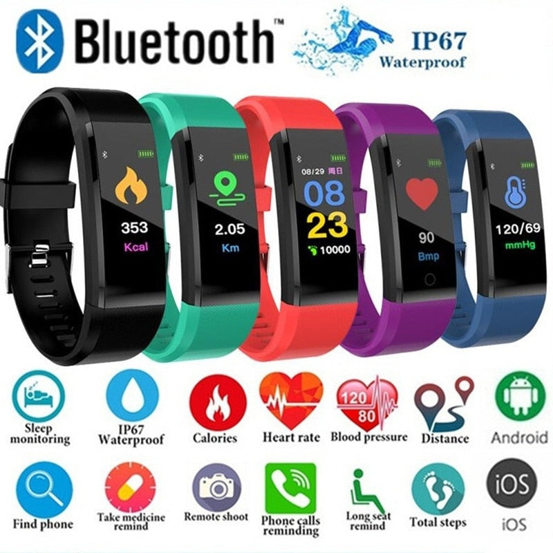 Blood Pressure Monitoring Pedometer