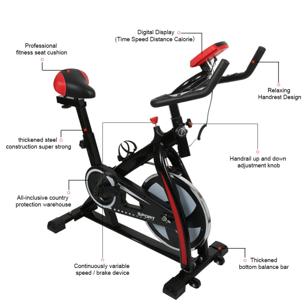 Indoor Cycling with LCD Display