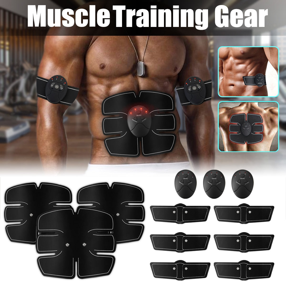 12PCS Set Abs Muscle Stimulator