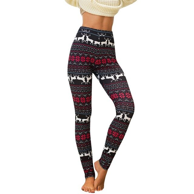 High Waist Christmas Leggings