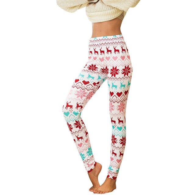 High Waist Christmas Leggings